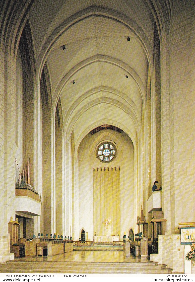 Postcard Guildford Cathedral The Choir My Ref  B23332 - Surrey