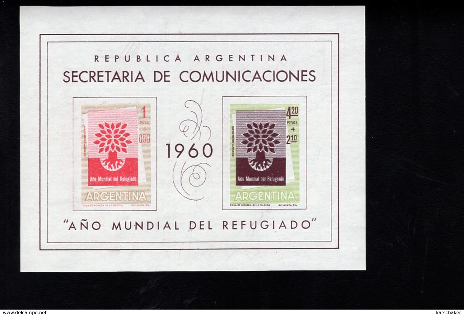 703430176 ARGENTINA POSTFRIS MINT NEVER HINGED POSTFRISCH EINWANDFREI  SCOTT B25 WRY - Neufs