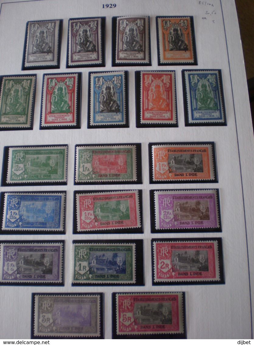 TIMBRE COLONIE FRANCAISE INDE  N° 85/104 AVEC ET SANS CHARNIERE - Unused Stamps