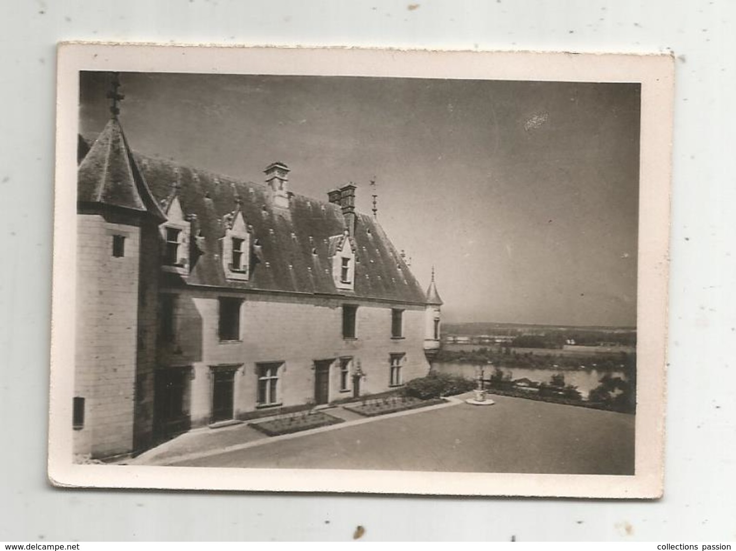 Photographie, 9 X 6.5 , Château De CHAUMONT SUR LOIRE , Aile Occidentale Et Terasse - Lieux