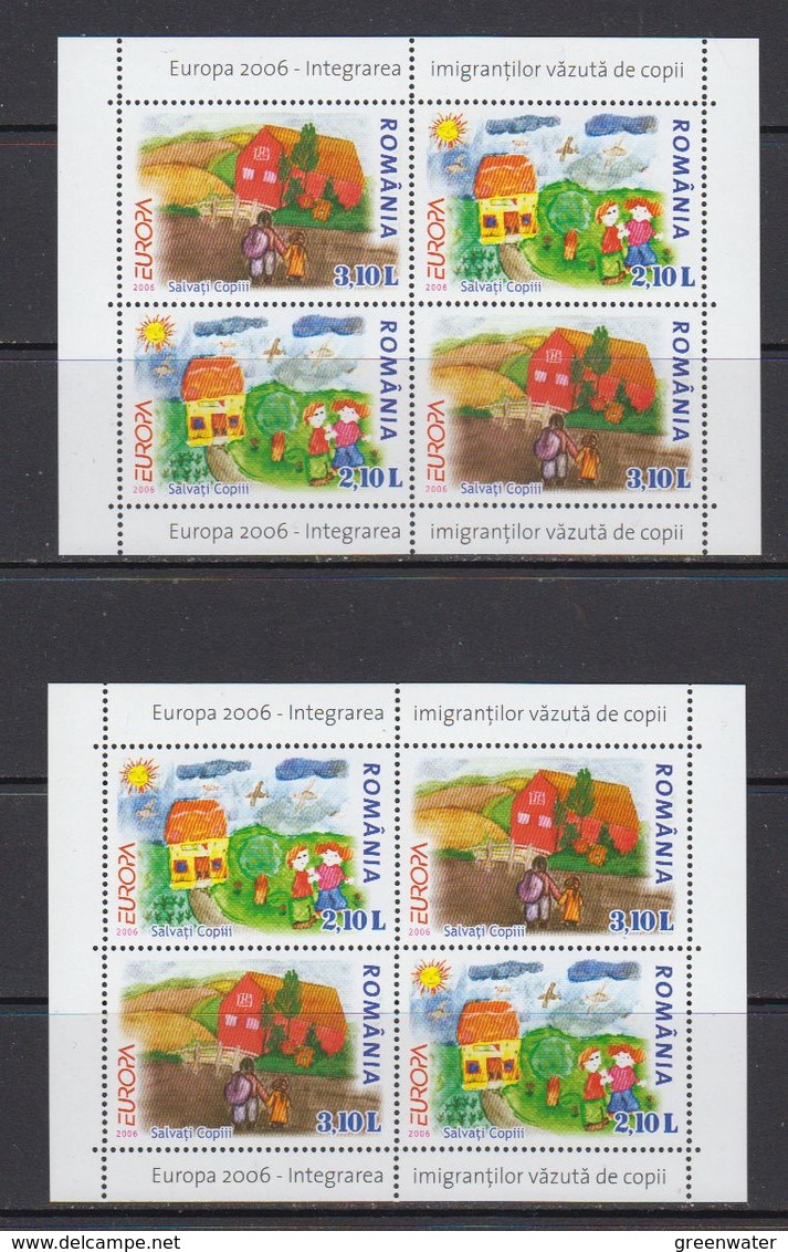 Europa Cept 2006 Romania M/s ** Mnh (41692A) - 2006