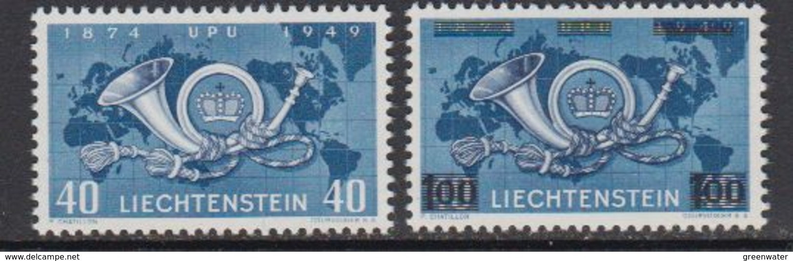 Liechtenstein 1949 + 1950 UPU ** Mnh (41693) - Ongebruikt