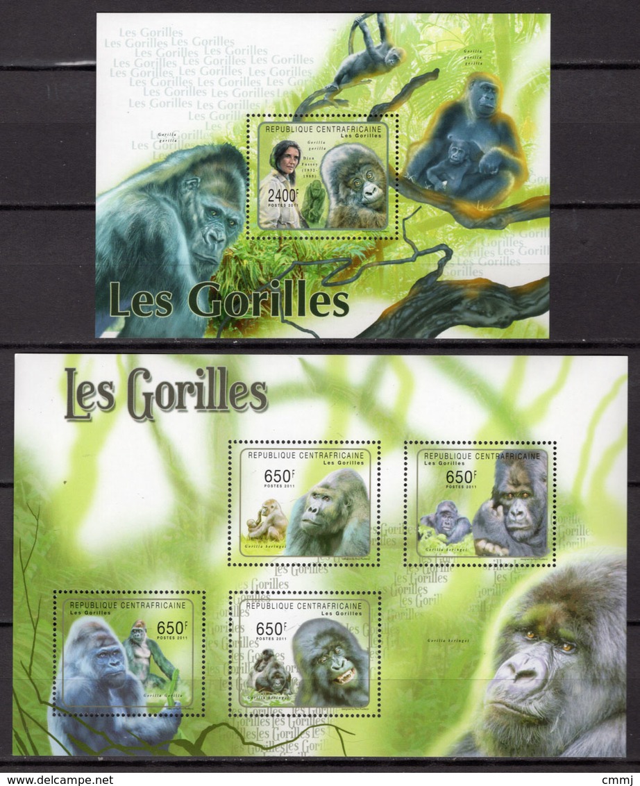 2011 - CENTRAFRICA -  Catg.. Yv. 1988/1987+BF232 - NH - (CW1822.18) - Centrafricaine (République)