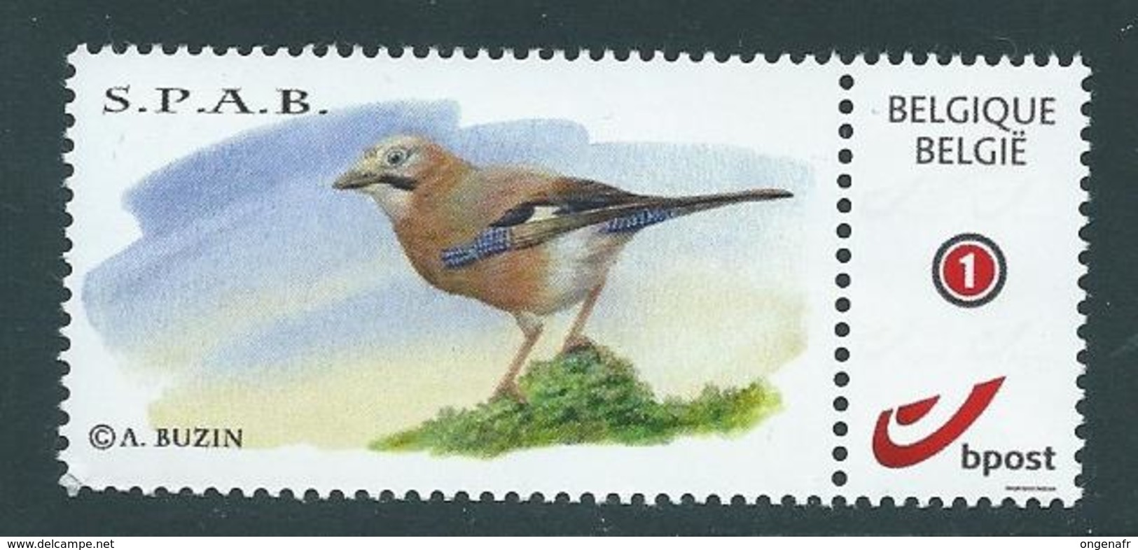 Duostamp  Neuf (**)   Avec N° 4182  S.P.A.B. - 1985-.. Birds (Buzin)