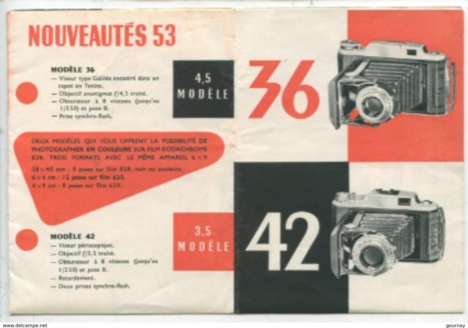 Kodak 1953 Di Noir à La Couleur - Collection - Autres & Non Classés