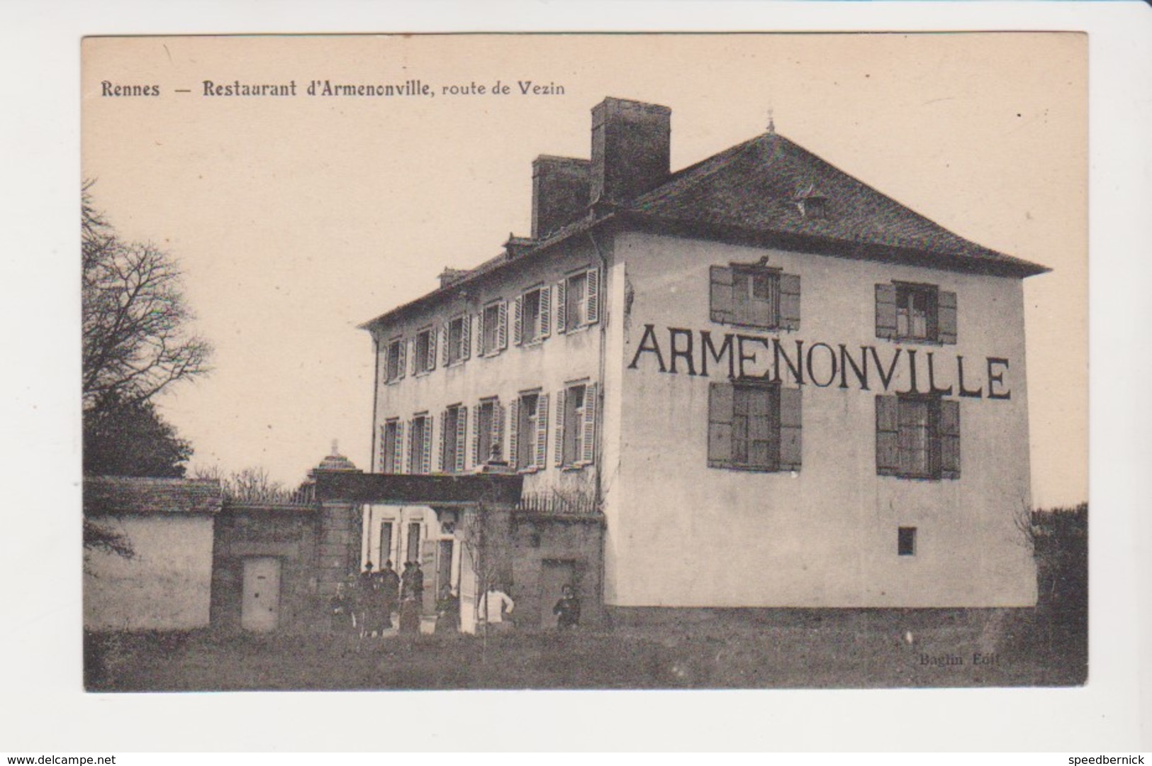 26665 Rennes Restaurant D' Armenonville Route De Vezin -éd Sans . - Rennes