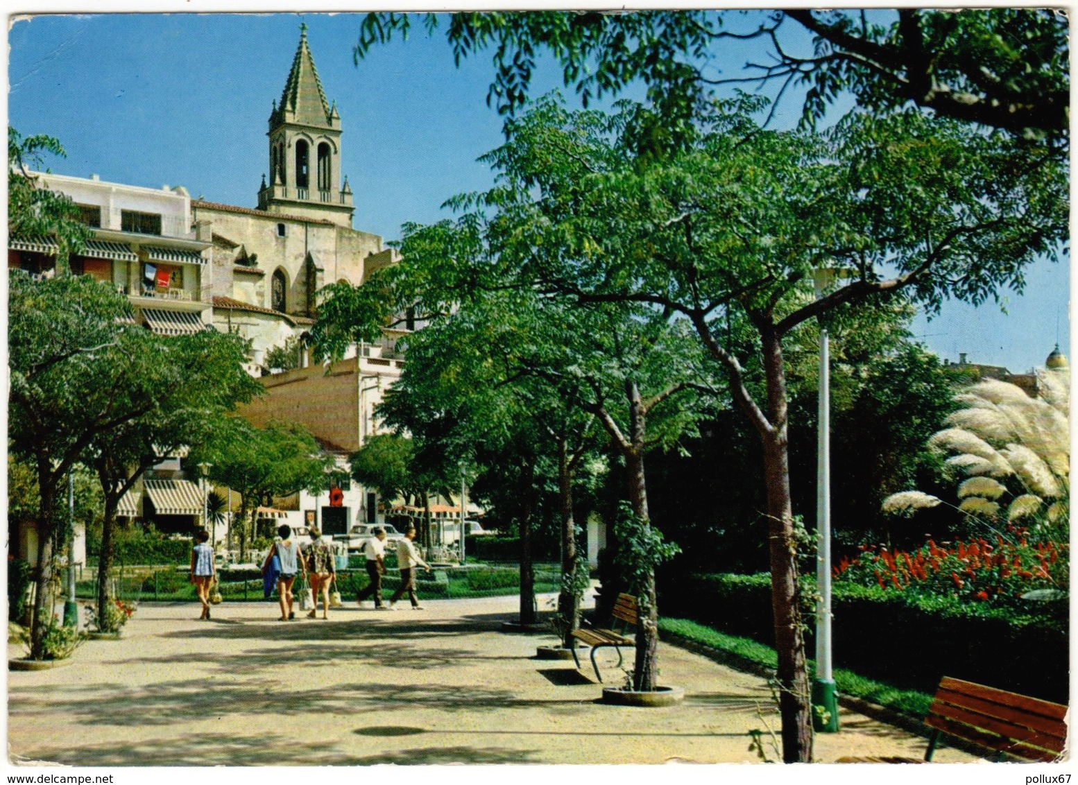 CPSM DE PALAMOS  (ESPAGNE)  VISTA PARCIAL DEL PASEO - Gerona