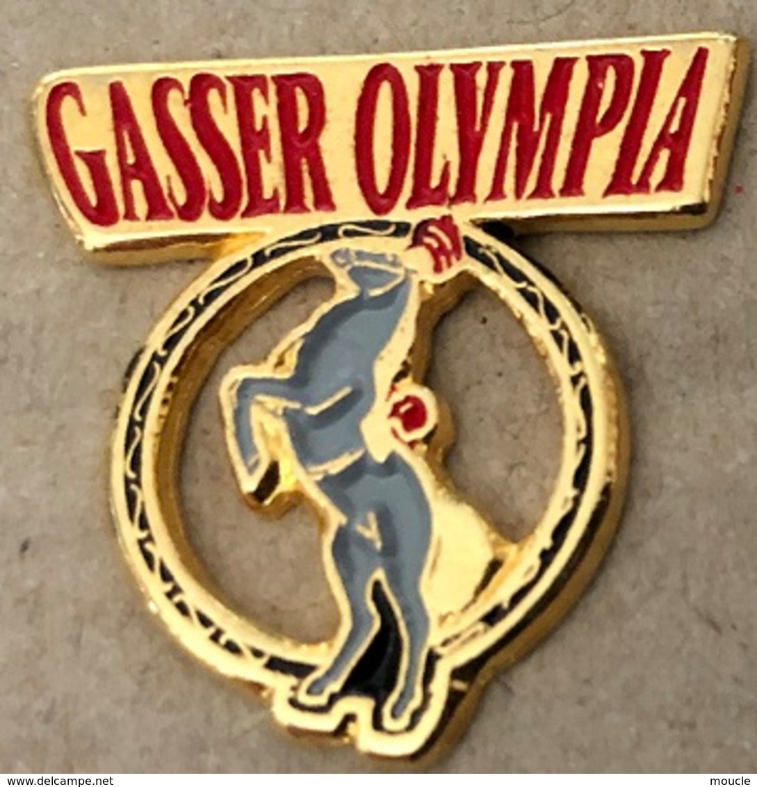 CIRQUE GASSER OLYMPIA - CIRKUS - CIRCUS - CIRCO -  CHEVAL - PFERDE - HORSE -                 (JAUNE) - Berühmte Personen