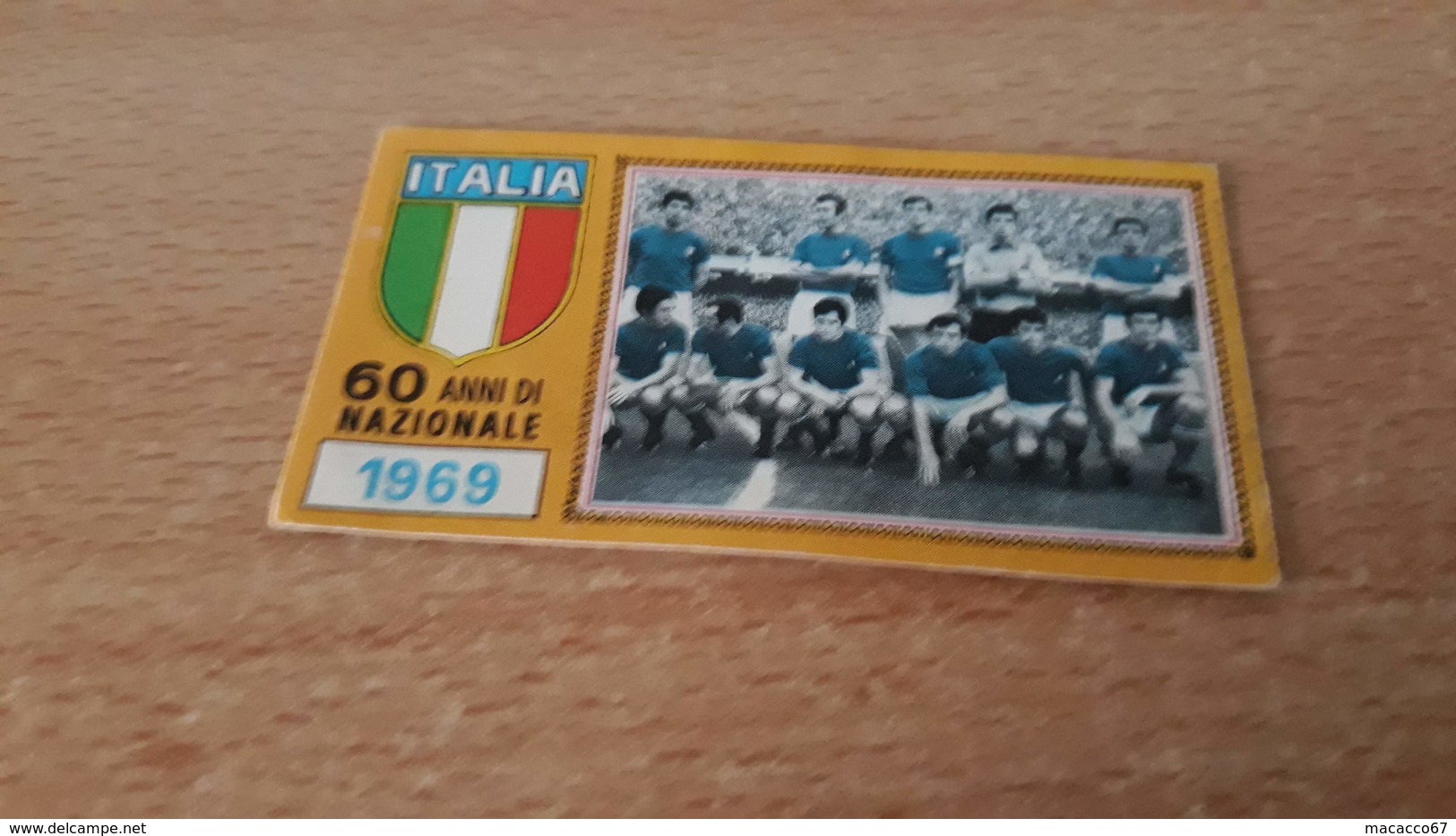 Figurina Calciatori Panini 1969/70 - Nazionale 1969 - Edizione Italiana