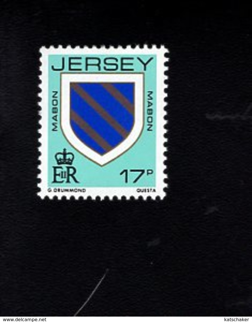 703477762 GREAT BRITAIN  JERSEY POSTFRIS MINT NEVER HINGED POSTFRISCH EINWANDFREI  SCOTT 382 ARM TYPE - Jersey