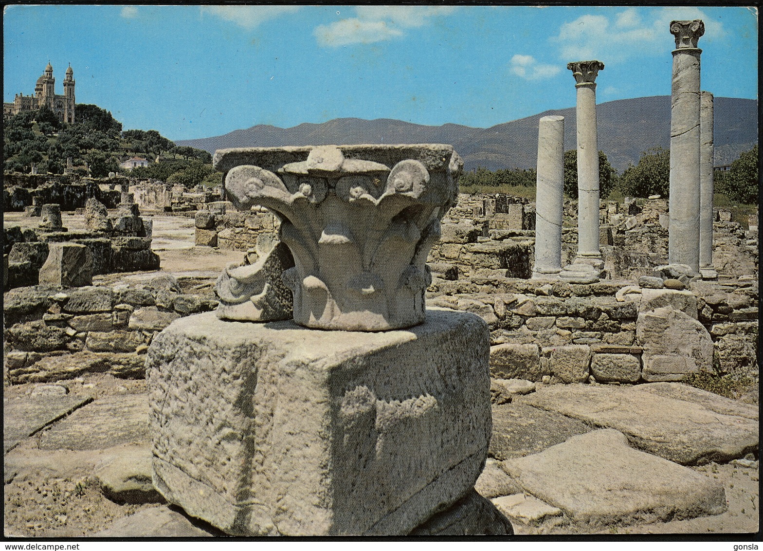 DJEMILA 1970 :Ruines D’Hippone Et Basilique St- Augustin - Autres & Non Classés