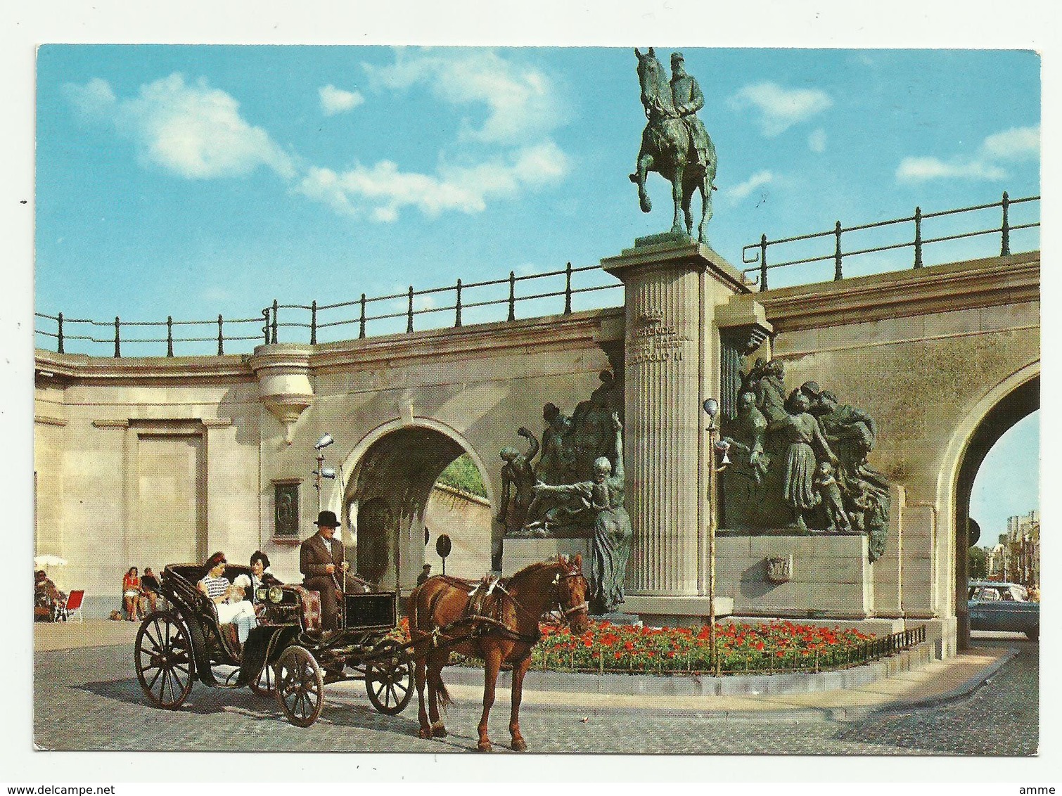 Oostende  *  Koning Leopold II Monument  - Monument Au Roi Léopold II  (CPM) - Oostende