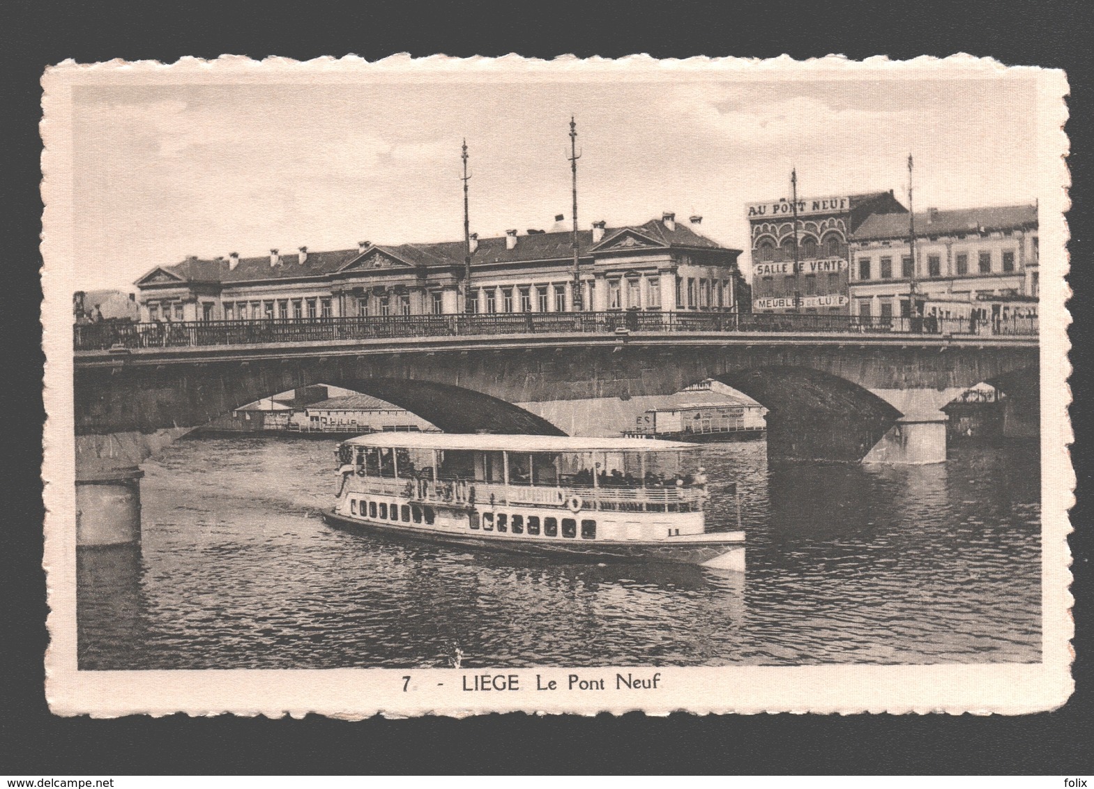 Liège - Le Pont Neuf - Bateau - Salle De Vente Au Pont Neuf - Liège