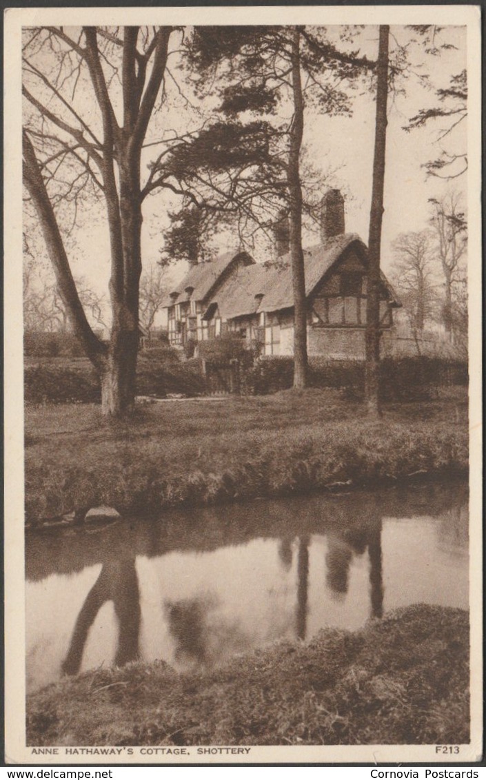 Anne Hathaway's Cottage, Shottery, Warwickshire, C.1930s - Walter Scott Postcard - Stratford Upon Avon