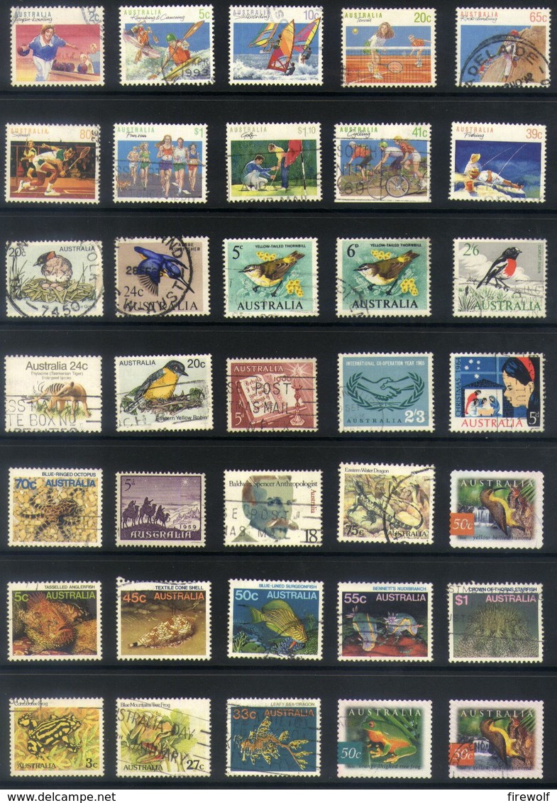 Y75 - Australia - Lot Used - Collections