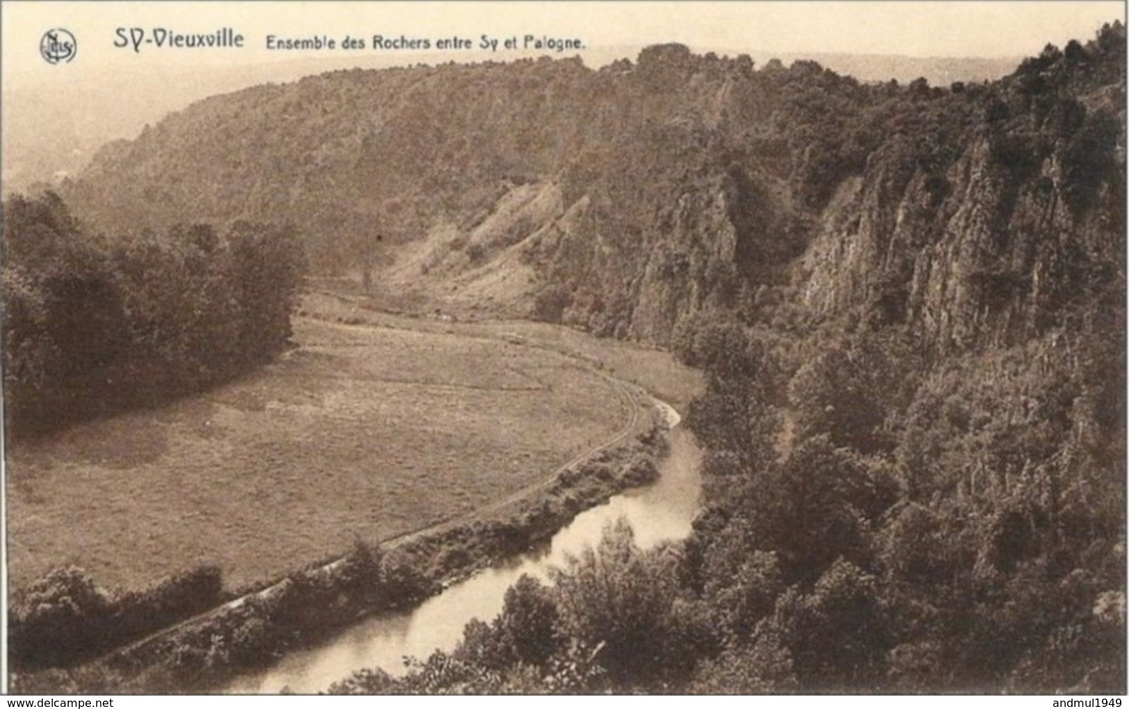 SY - Ensemble Des Roches Entre Sy Et Palogne - N'a Pas Circulé - Edit. : Hôtel Du Beau Site, Sy-Vieuxville - Ferrieres