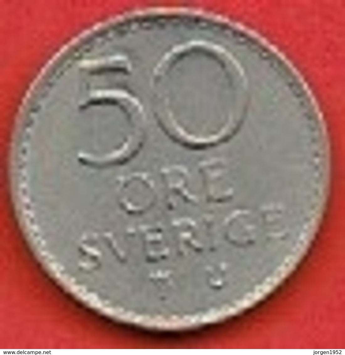 SWEDEN  # 50 ØRE FROM 1972 - Suède