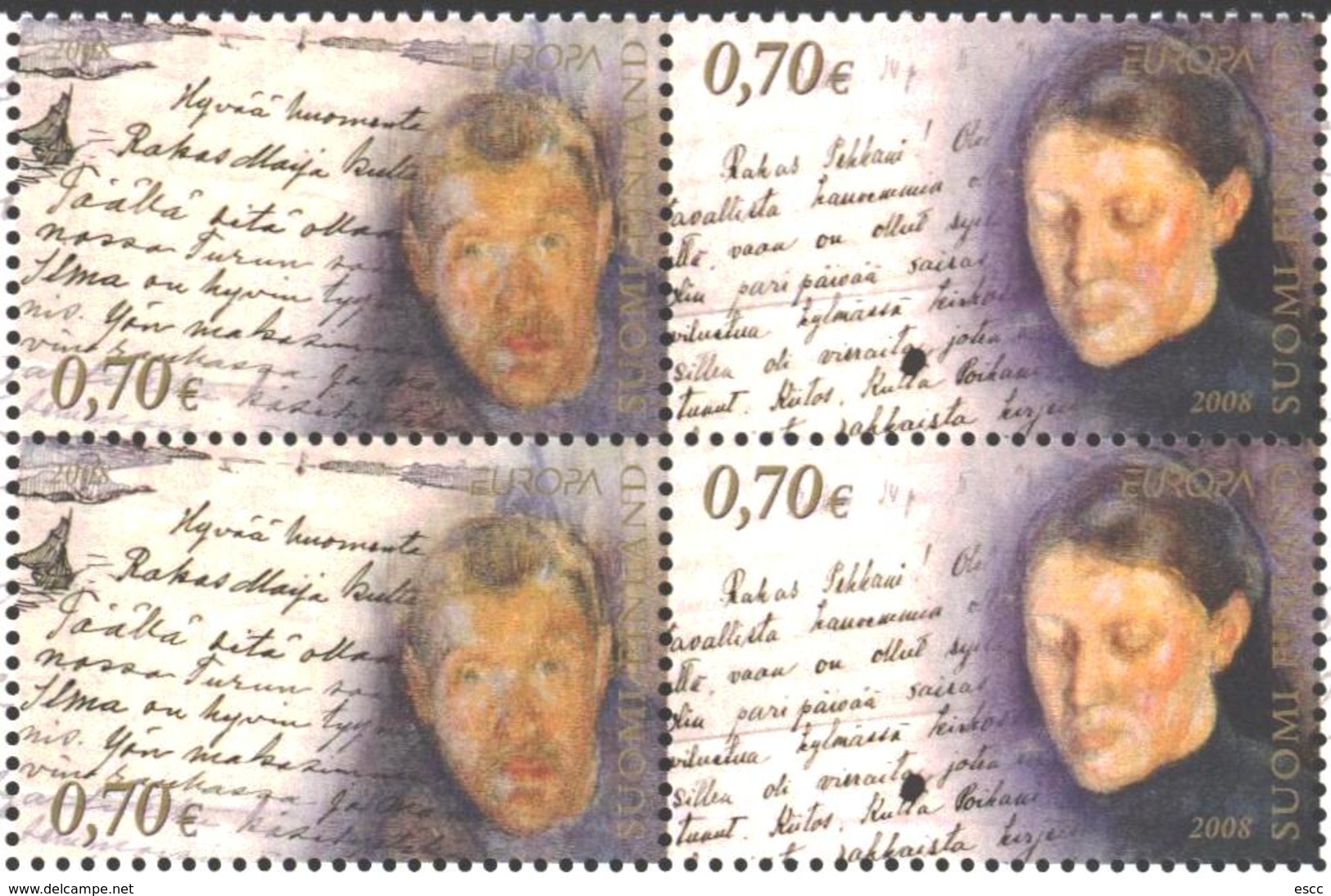 Mint Stamps Europa CEPT 2008 From Finland - 2008