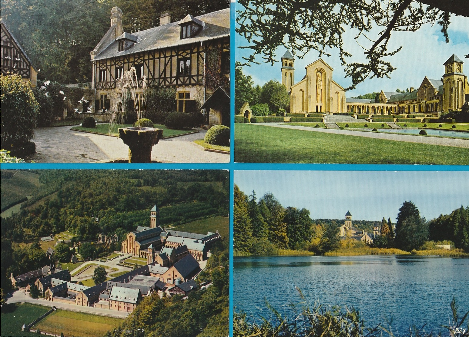 BELGIË Neufchâteau, Tenneville, Florenville, Orval, Chiny, Arlon, Martelange, Lot van 64 postkaarten.