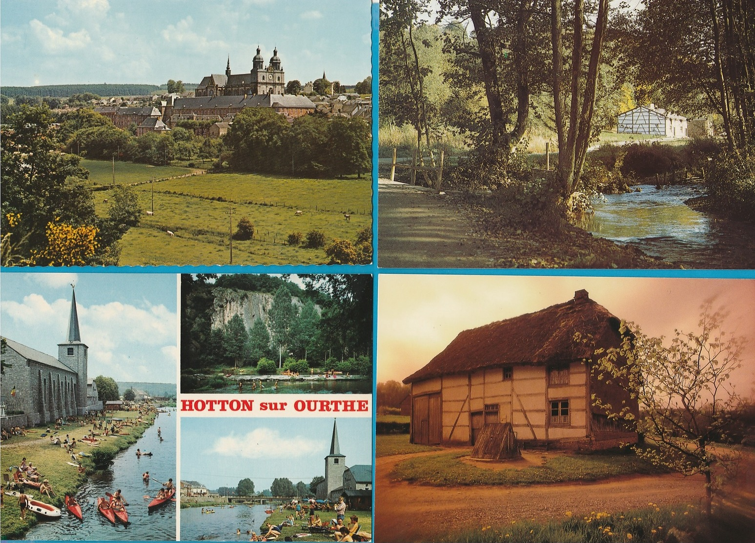 BELGIË Herbeumont, Saint Hubert, Hotton, Lot van 60 postkaarten.
