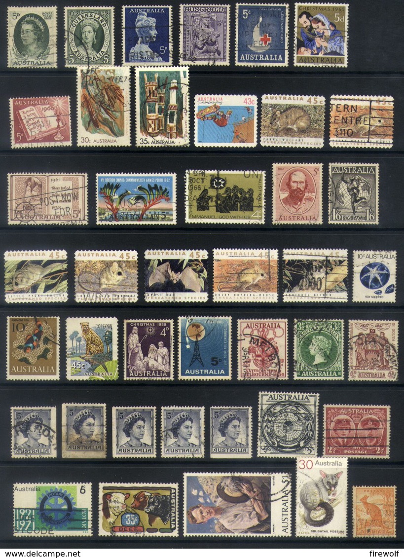 Y78 - Australia - Lot Used - Collections