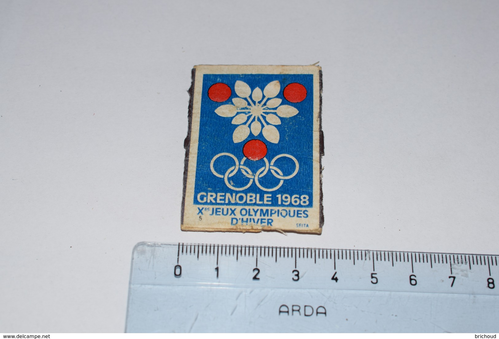 Grenoble 1968 Xème Jeux Olympiques D'Hiver Seita - Boites D'allumettes - Etiquettes