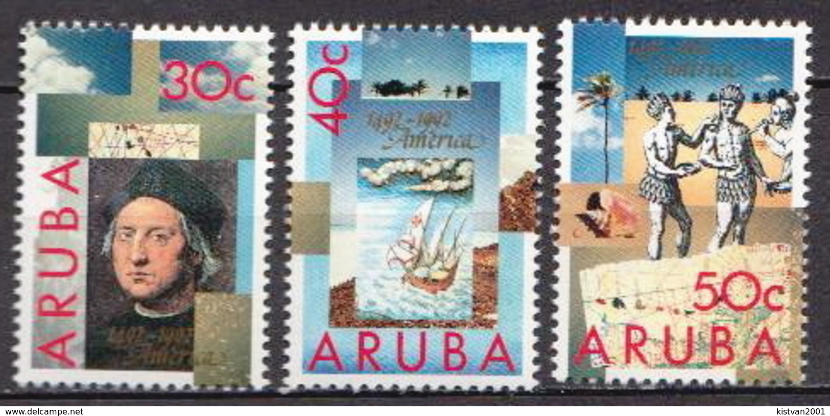 Aruba MNH Set - Cristóbal Colón