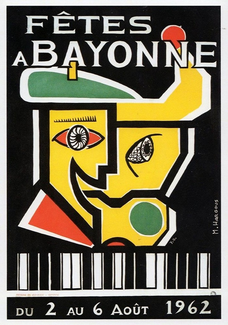 France Travel Postcard Bayonne Féte 1962 - Reproduction - Publicité