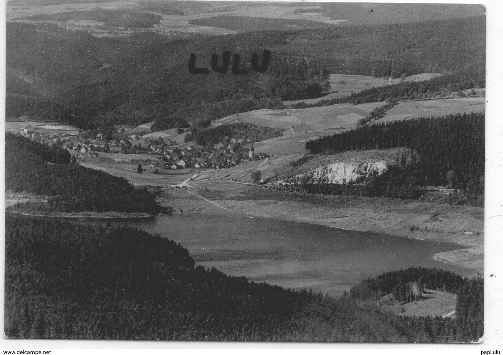 ALLEMAGNE : Blick Vom Auersberg Nach Sosa - Sosa