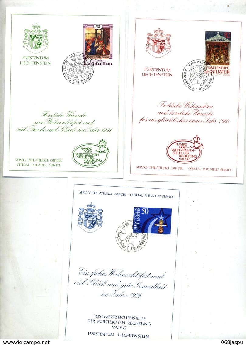 Lot 14 Carte Fdc Noel Bonne Annee à Voir - FDC