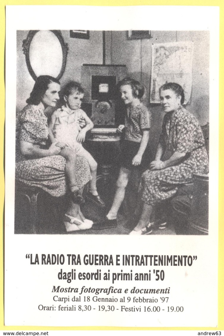 Tematica - Famiglia - Radio - 1997 - "La Radio Tra Guerra E Intrattenimento" Dagli Esordi Ai Primi Anni 50 - Mostra Foto - Gruppen Von Kindern Und Familien