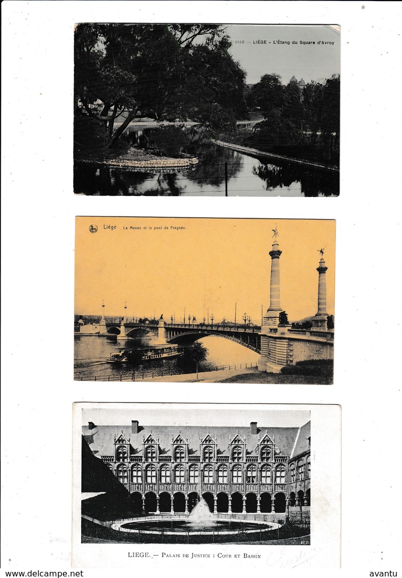 LIEGE / TRES BEAU LOT DE 109 CARTES POSTALES DE LIEGE  / DESTOCKAGE - Liege