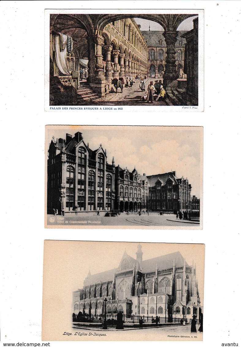 LIEGE / TRES BEAU LOT DE 109 CARTES POSTALES DE LIEGE  / DESTOCKAGE