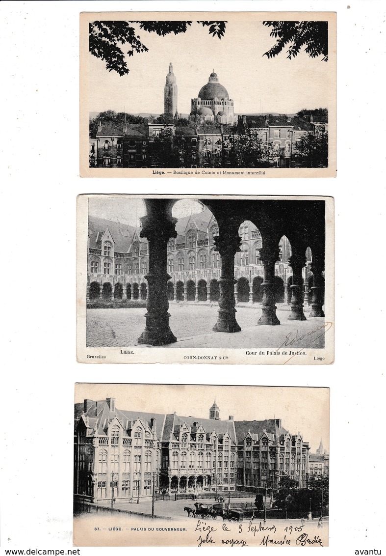 LIEGE / TRES BEAU LOT DE 109 CARTES POSTALES DE LIEGE  / DESTOCKAGE