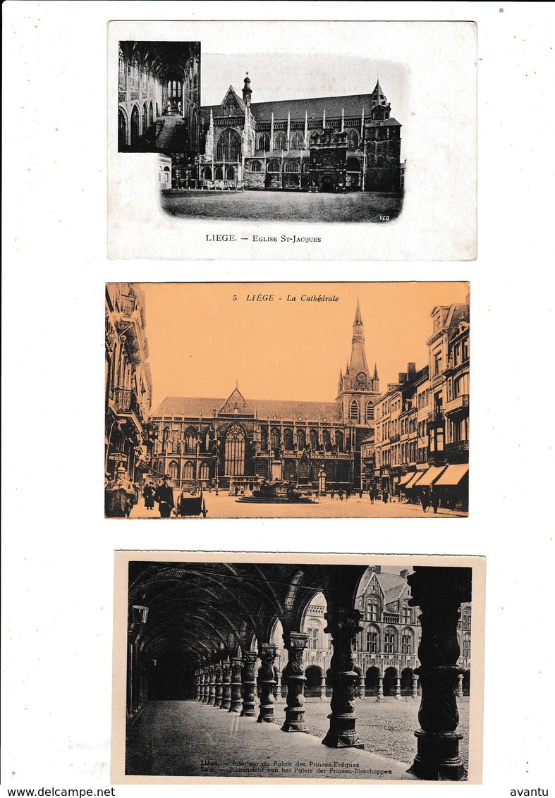 LIEGE / TRES BEAU LOT DE 109 CARTES POSTALES DE LIEGE  / DESTOCKAGE