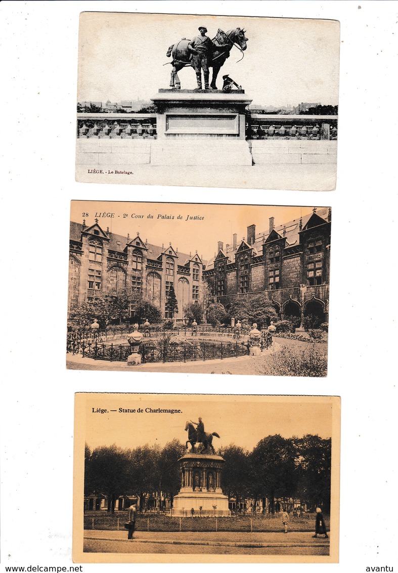 LIEGE / TRES BEAU LOT DE 109 CARTES POSTALES DE LIEGE  / DESTOCKAGE