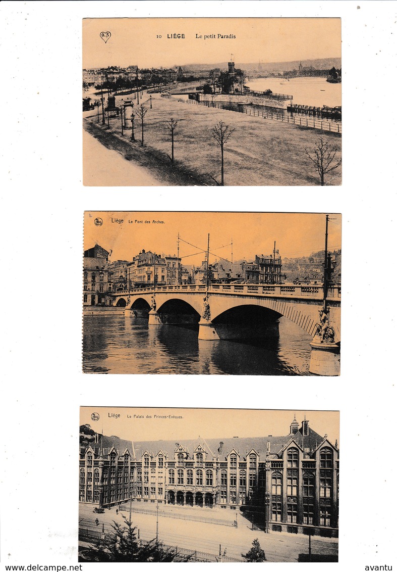 LIEGE / TRES BEAU LOT DE 109 CARTES POSTALES DE LIEGE  / DESTOCKAGE