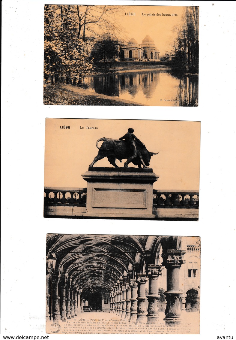 LIEGE / TRES BEAU LOT DE 109 CARTES POSTALES DE LIEGE  / DESTOCKAGE