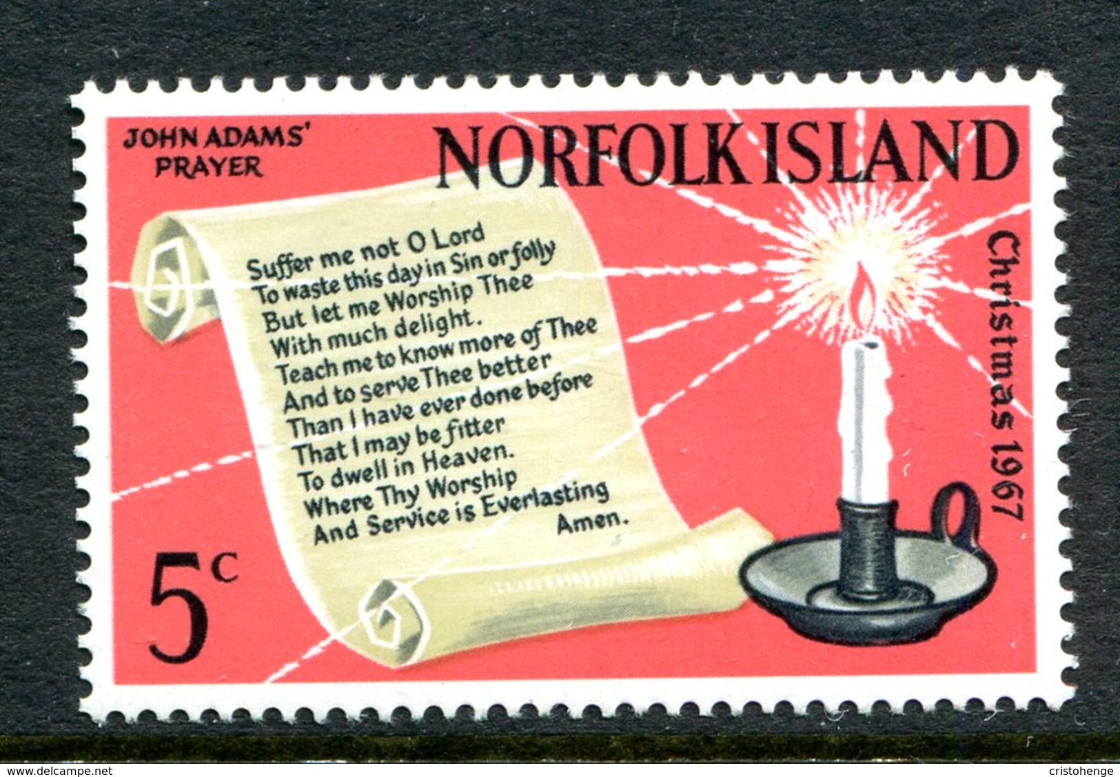 Norfolk Island 1967 Christmas MNH (SG 92) - Norfolk Island