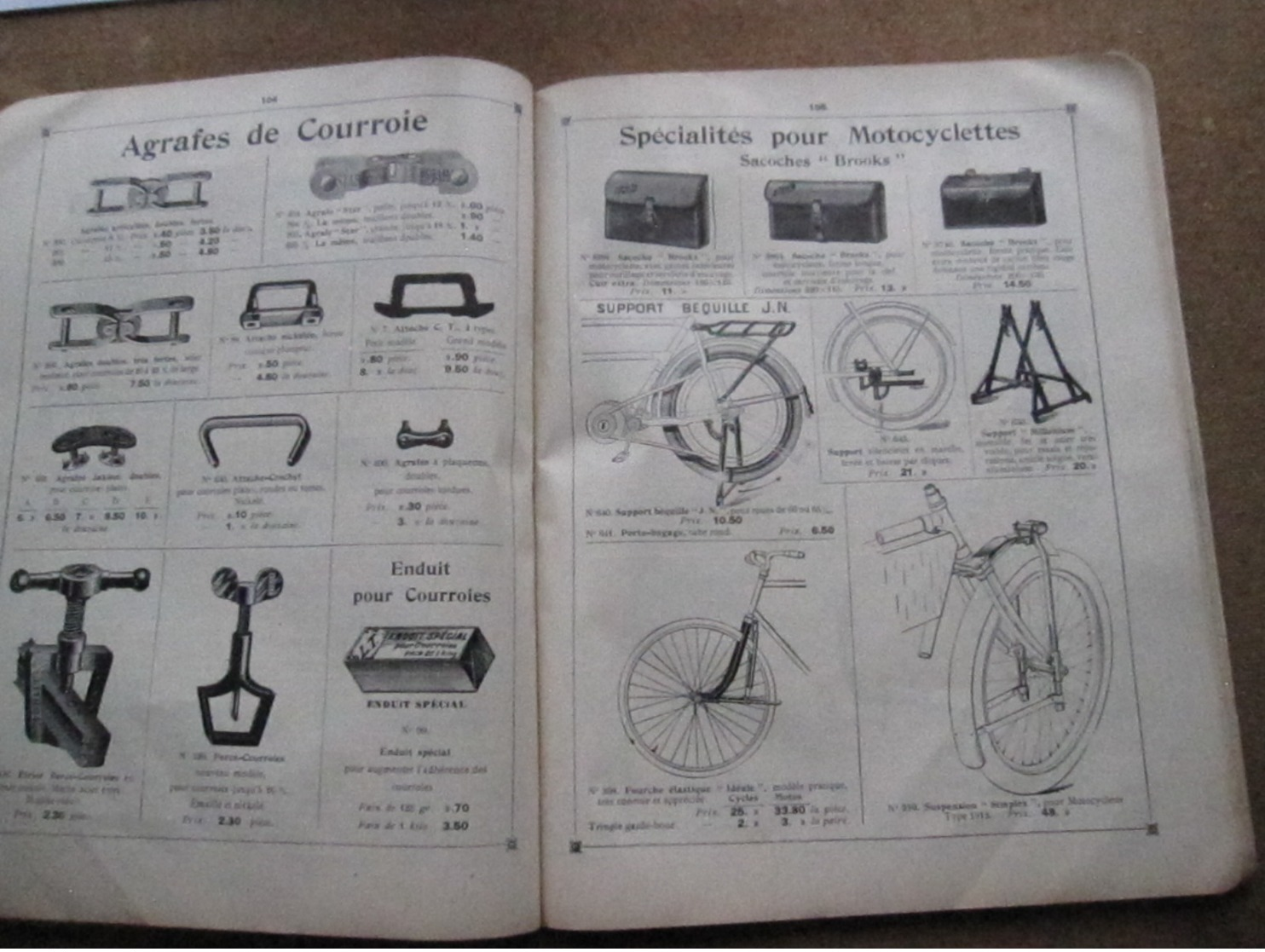 CATALOGUE 1912 1913 FOURNITURES POUR AUTO ET VELO MONTRES LAMPES MASCOTTES LEWIS BARNASCONE PARIS