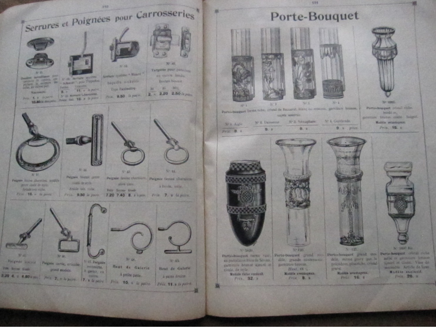 CATALOGUE 1912 1913 FOURNITURES POUR AUTO ET VELO MONTRES LAMPES MASCOTTES LEWIS BARNASCONE PARIS