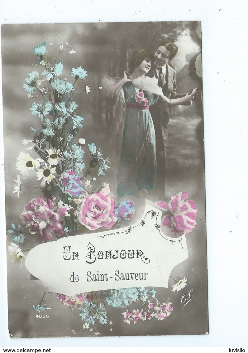 Saint Sauveur Un Bonjour ( Cachet St Sauveur ) - Frasnes-lez-Anvaing