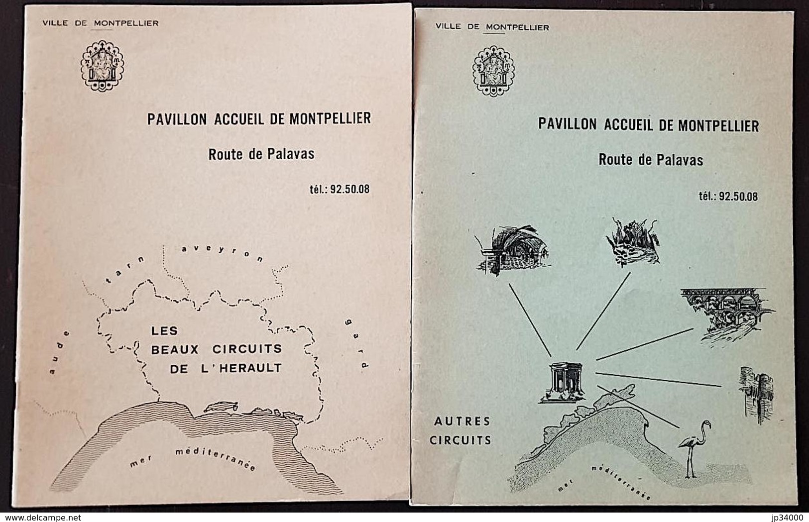 LES BEAUX CIRCUITS DE L'HERAULT. Complet En 2 Volumes (1980) - Languedoc-Roussillon