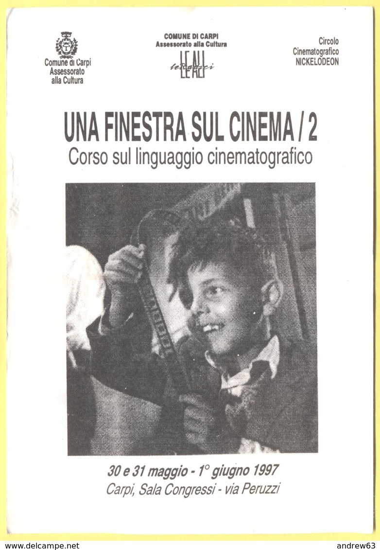 Tematica - Cinema - 1997 - "Una Finestra Sul Cinema/2" Corso Di Linguaggio Cinematografico - Carpi - Not Used - Altri & Non Classificati