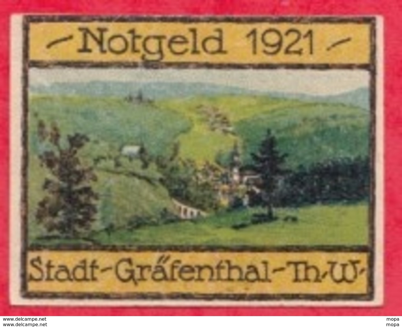 Allemagne 1 Notgel De 10 Pfenning Stadt Grafenthal (RARE) Dans L 'état  N °3162 - Collections
