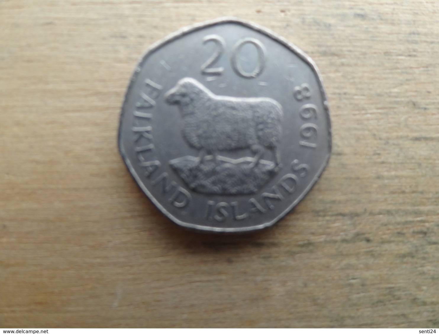 Falkland  20  Pence  1998 Km 17 - Falkland