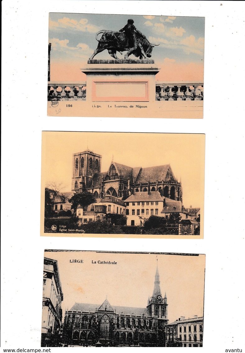 LIEGE / TRES BEAU LOT DE 110 CARTES POSTALES DE LIEGE  / DESTOCKAGE