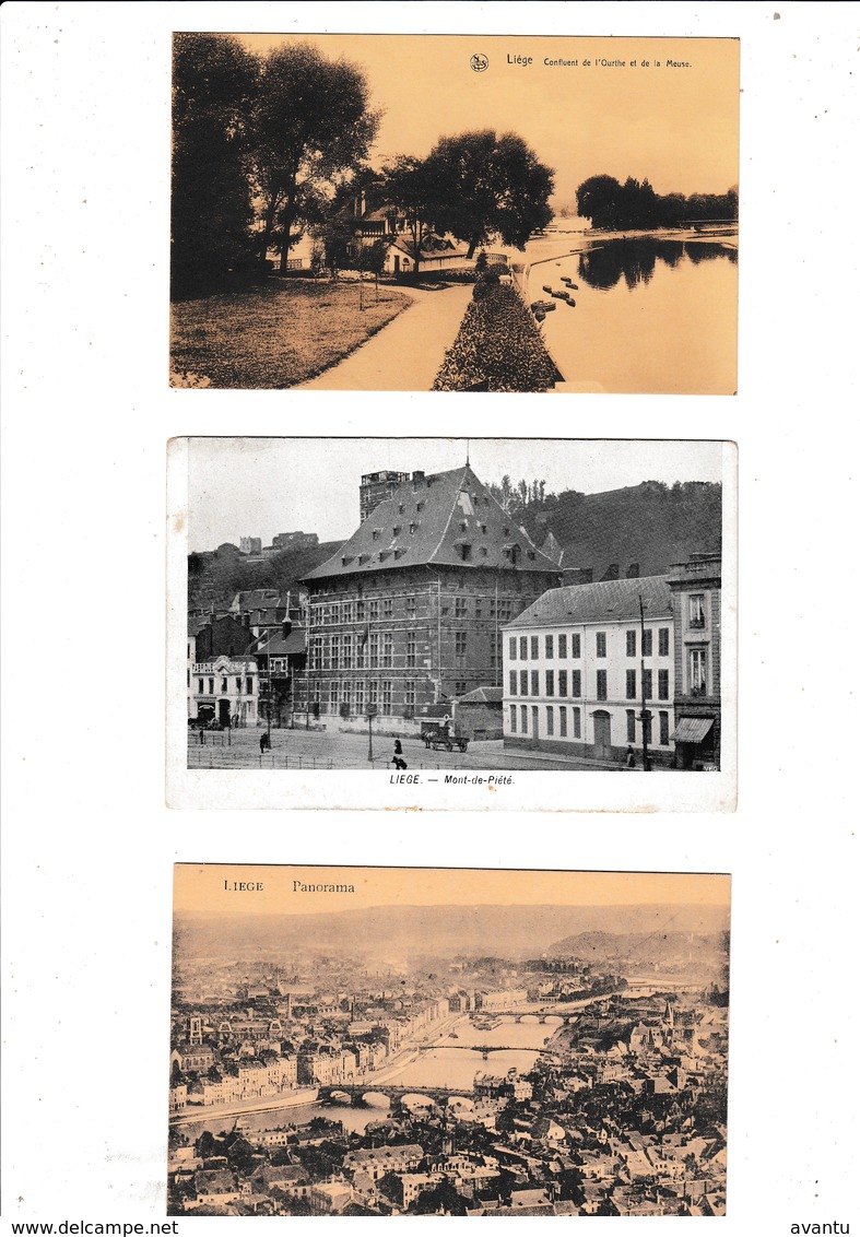 LIEGE / TRES BEAU LOT DE 110 CARTES POSTALES DE LIEGE  / DESTOCKAGE