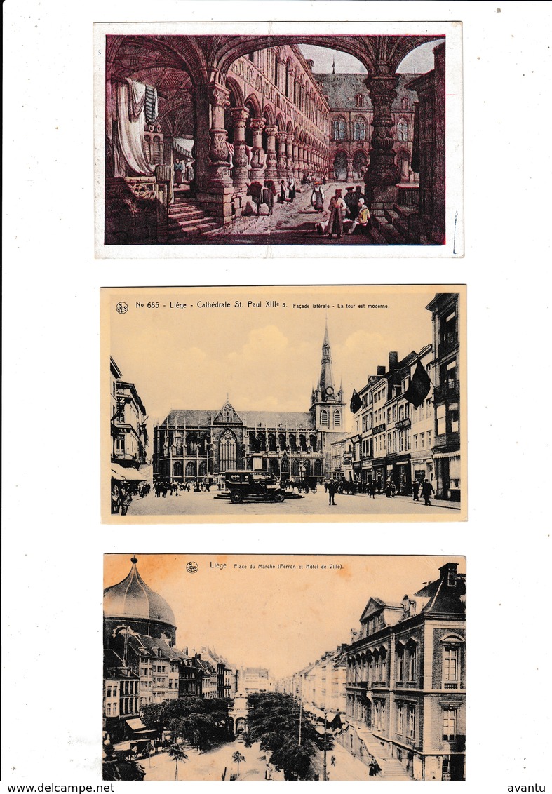 LIEGE / TRES BEAU LOT DE 110 CARTES POSTALES DE LIEGE  / DESTOCKAGE