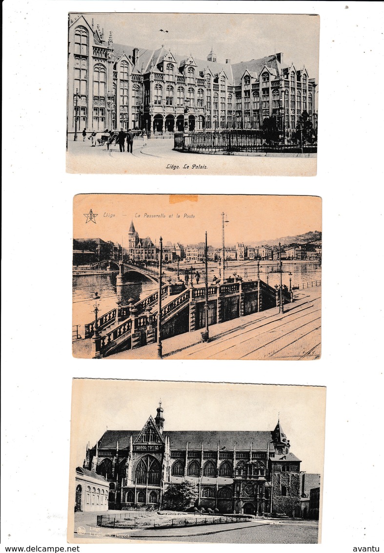 LIEGE / TRES BEAU LOT DE 110 CARTES POSTALES DE LIEGE  / DESTOCKAGE